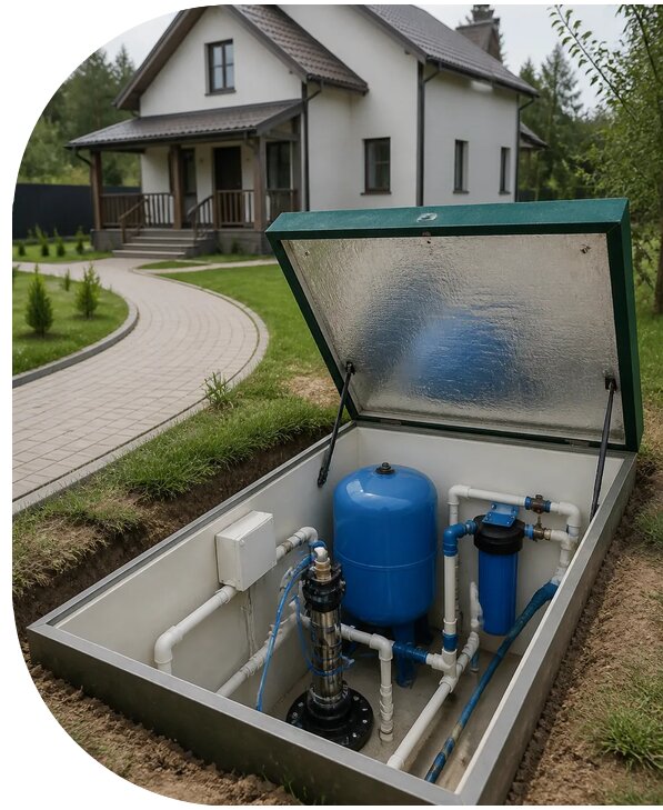 Автономное водоснабжение дома в Волгограде от 155865 р. | АПаруса-Влг